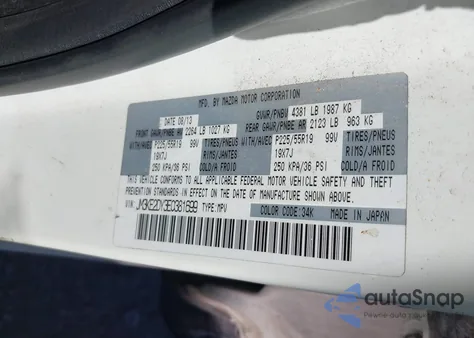 2014 Mazda Cx-5 Grand Touring from USA, damaged, VIN JM3KE2DY3E0381699